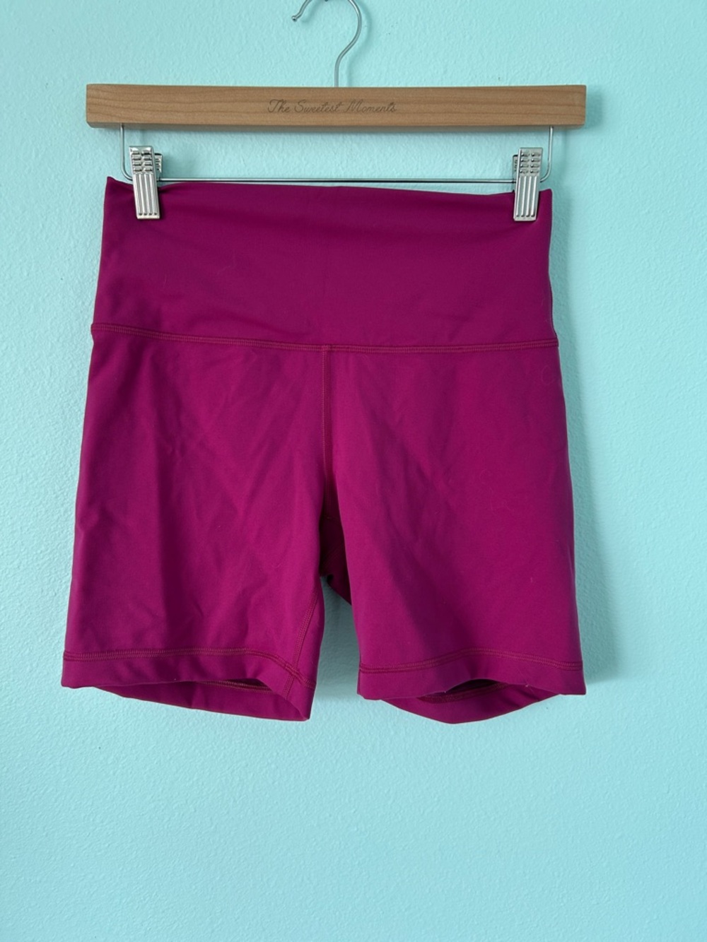 Lululemon Women's High-Rise Athletic Shorts in Magenta